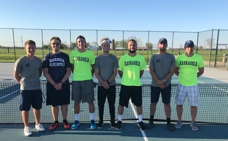 Kaskaskia College Men’s Tennis Team Qualifies for National Tournament